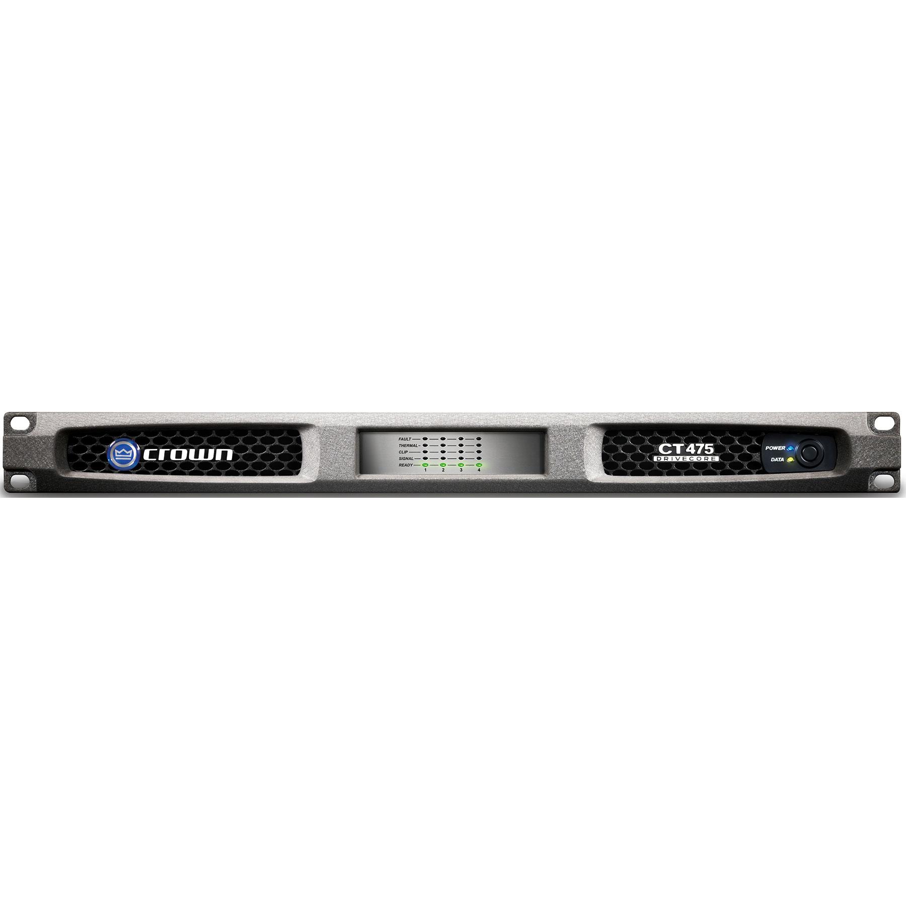 Crown CT475 4-Channel Power Amplfier 4 x 75W at 4 Ohms Crown CT475 4-Channel Power Amplfier 4 x 75W at 4 Ohms